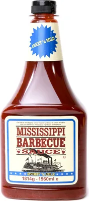 Obrázok produktu pre Mississippi BBQ omáčka Sweetn Mild sladko pikantná príchuť 1814g