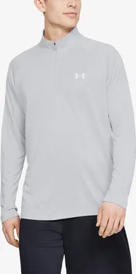 Zdjęcie produktu dla Under Armour męska koszulka techniczna z długim rękawem ½-zip - 1328495, kolor:Szary, materiał:XL