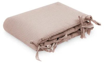 Produktbild von Julius Zöllner Bettumrandung - Waffelpiqué - Seashell - 180x35 cm | Laufstallnestchen