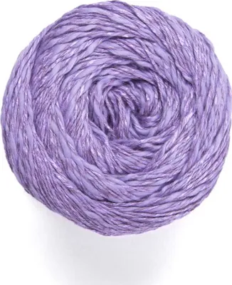 A ball of yarn on a white background.