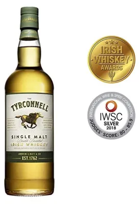 Produktbild von The Tyrconnell | Single Malt Irish Whisky | charaktervoller Geschmack durch Zweifach-Destillation | 43% Vol | 700ml Einzelflasche