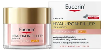 Produktbild von Eucerin Hyaluron-Filler + Elasticity Rosé Tagespflege LSF 30