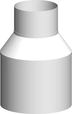 Zdjęcie produktu dla Atec Mündungsabschluss WhitePoly Edelstahl weiß, DN80/125