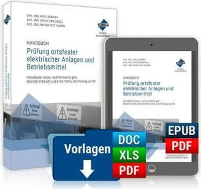 Obrázok produktu pre Handbuch Prüfung ortsfester elektrischer Anlagen und Betriebsmittel