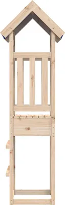 Produktbild von vidaXL Spielturm Braun 52,5 x 46,5 x 208 cm Massives Kiefernholz