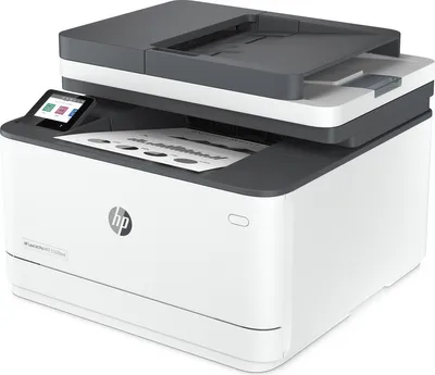 Produktbild von HP LaserJet Pro MFP3102fdwe Drucker, Schwarzweiß, Drucker für Kleine und mittlere Unternehmen, Drucken, Kopieren, Scannen, Faxen, Automatischer Vorlageneinzug; Beidseitiger Druck; USB-Flash-Laufwerkanschluss (vorne); Touchscreen, Laser, Monodruck, 1200 x 1200 DPI, A4, Direktdruck, Weiß