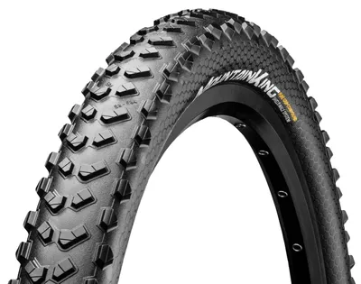 Produktbild von Continental Mountain King, 26", Straße, Tubeless-Reifen, Klappbarer Wulst, Schwarz, 180 TPI