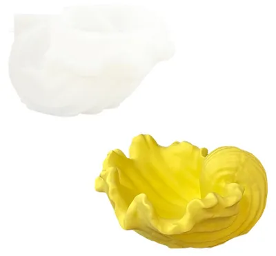 Image de Jesmonite Moule en silicone Coquillage Bricolage 13,3x13x6,7cm