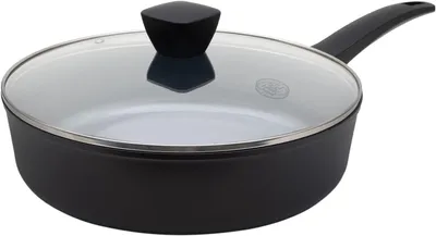 Productafbeelding van Stoofpan 28 cm, met deksel, hoge rand, voor keuken