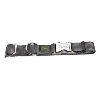 Produktbild von Hunter Halsband Vario-Basic ALU-Strong grau, Größe: L / Breite: 2,0 cm