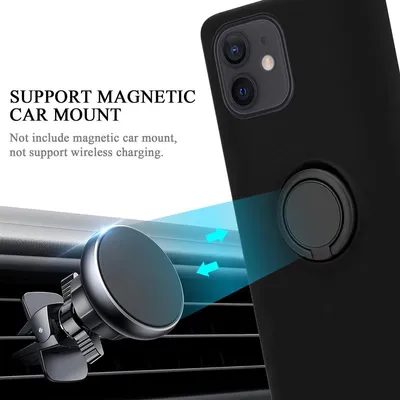 Produktbild von Cadorabo Hülle für Apple iPhone 12 MINI Schutz Hülle in Schwarz Handyhülle TPU Etui Case Cover