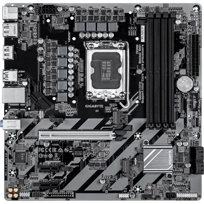 Produktbild von Gigabyte B860M D3W - Motherboard - micro ATX - LGA1851 Sockel - B860 Chipsatz - USB-C 3.2 Gen 1, USB 3.2 Gen 1 - Gigabit LAN - Onboard-Grafik (CPU erforderlich)