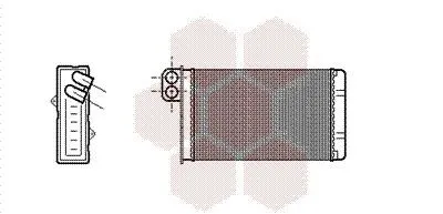 Image de VAN WEZEL Échangeur de chaleur, chauffage de l'habitacle