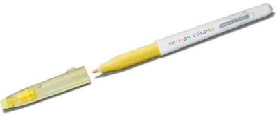 Zdjęcie produktu dla Pilot FriXion, Średni, Żółty, Końcówka pociskowa, 2,5 mm, 0,63 mm, Biały, Żółty