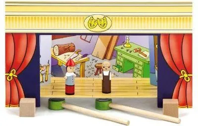 Produktbild von Andreu Toys magnetisches Spielzeugtheater Karton Lernspiel