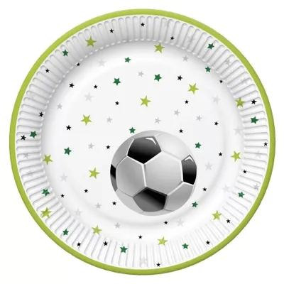 Produktbild von Fußball With Stars Kunststoffteller 8 Stck 22,7 cm