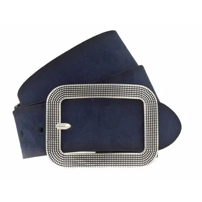 Produktbild von Vanzetti Leder Gürtel Classics 40mm Suede Belt W75 Marine blau
