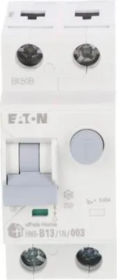 Immagine prodotto di Interruttore differenziale 2P 13A B 0,03A Tipo AC xPole Home HNB-B13/1N/003 195120