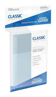 Obrázok produktu pre Obaly na karty Ultimate Guard - Classic Soft Sleeves Standard (100)