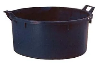 Immagine prodotto di Mastelloni Sottospina Con Manici Tondi Neri - lt.80 ø cm.65x32h.