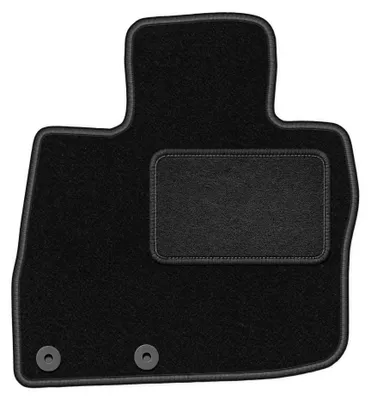 Obrázok produktu pre Velúrový koberec vodiča pre: Honda Civic VIII 2006-2012 (hatchback) – 1 ks, čierny, na mieru – Wielganizator LUX
