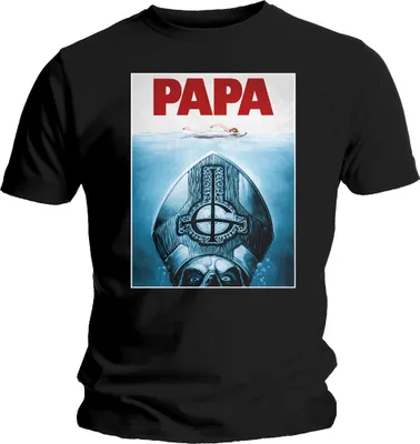 Produktbild von Ghost Papa Jaws Black XL T-Shirt