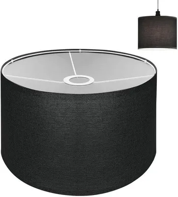 Productafbeelding van Omgoods - Lampenkap voor Hanglamp Zwart, Diameter 30 cm