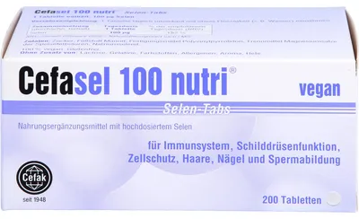 Produktbild von Cefasel 100 nutri Selen-Tabs, 200 St. Tabletten