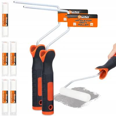 Produktbild von Polax Malerwalzen-Set 15 cm 5 Stück für Farben & Lacke