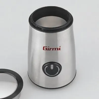 Produktbild von Girmi MC01 Elektrische Kaffeemühle 150W, 50g Fassungsvermögen, schwarz und silber, Edelstahl