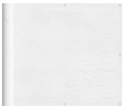 Obrázok produktu pre vidaXL Balkónová zástena biela 90x1000 cm 100 % polyester oxford