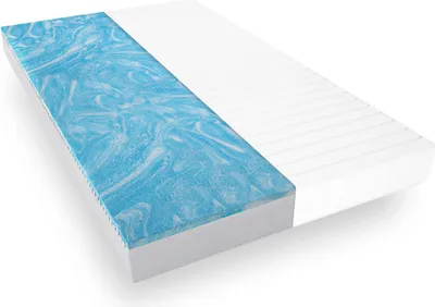 Produktbild von Angenehme Matratze mit Gelauflage - Gelmatratze 180x200cm - Matratze mit Duo-Kern mit Mikrofaser Bezug