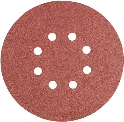 Image de Disques abrasifs GRAPHITE 150 mm, grain 40/60/80/100/120/150, 5 pièces avec 8 trous
