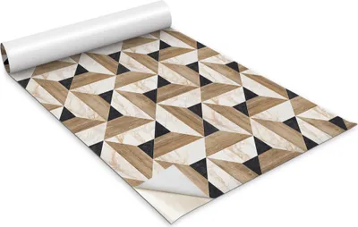 Zdjęcie produktu dla Folia samoprzylepna - Okleina meblowa - Dekoracyjna - Do mebli - Tapeta - Naklejka - Folia - Marmur i drewno - 100 x 50 cm