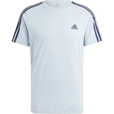 Produktbild von Adidas Halbblaues T-Shirt M 3S Sj T Wonblu M mit 3-Streifen Design, Größe M