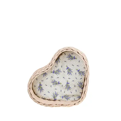 Immagine prodotto di Contenitore in vimini a forma di cuore 38X28 H12 CM