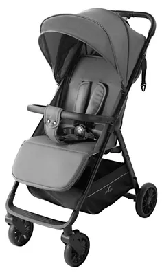 Obrázek produktu pro Kočárek, skládací design, vysoká nosnost, barva: šedá (XA8)