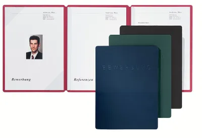 Produktbild von PAGNA Bewerbungsmappe "Square" DIN A4 rot