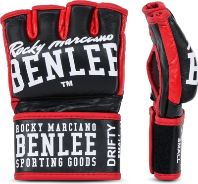 Image de Gants d'entraînement MMA en cuir DRIFTY Black XL BENLEE
