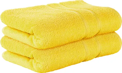 Obrázek produktu pro StickandShine – sada 2 ks prémiových froté osušek 100 x 150 cm, žluté, gramáž 500 g/m², 100 % bavlna