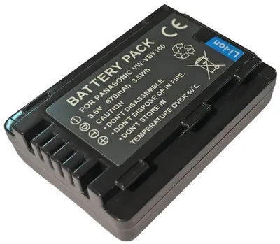 Productafbeelding van TRX batterij Panasonic VW-VBY100 - 970mAh