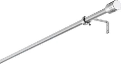Obrázek produktu pro Teleskopická garnýž sada válec kovová Ø 13/16 mm 100-200 cm stříbrná