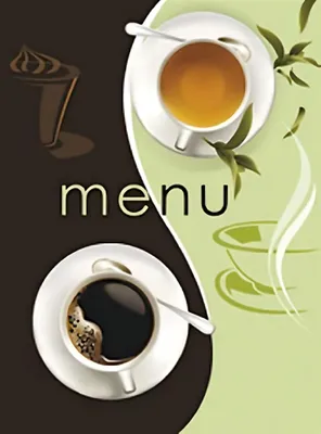 Produktbild von Menü Speisekarte mit 6 Hüllen A5 aus PVC Cafe4
