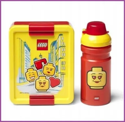 Obrázok produktu pre Sada na obed LEGO Iconic červená/žltá