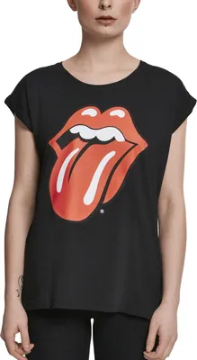Produktbild von Merchcode Ladies Top - Rolling Stones Tongue schwarz - L