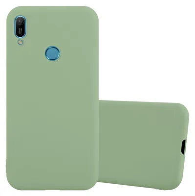 A light green phone case is shown from the back and side.