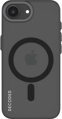 Produktbild von Decoded, MagSafe-Hülle für iPhone 16e Antimikrobiell Soft Touch, Grau