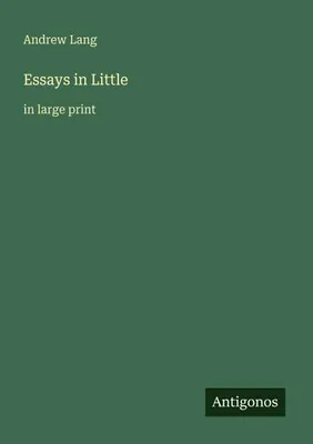 Produktbild von Essays in Little