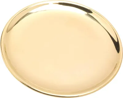 Produktbild von Untersetzer Ø12cm Modern Poliert Messing Gold Kerzenteller Dekoration Tischdeko