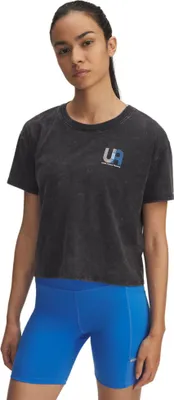Produktbild von Under Armour Ua Run Graphic Ss 1 - black, Größe:XS
